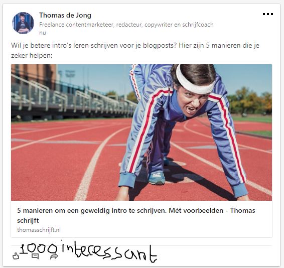 Schrijf betere intro's voor je blogs.
